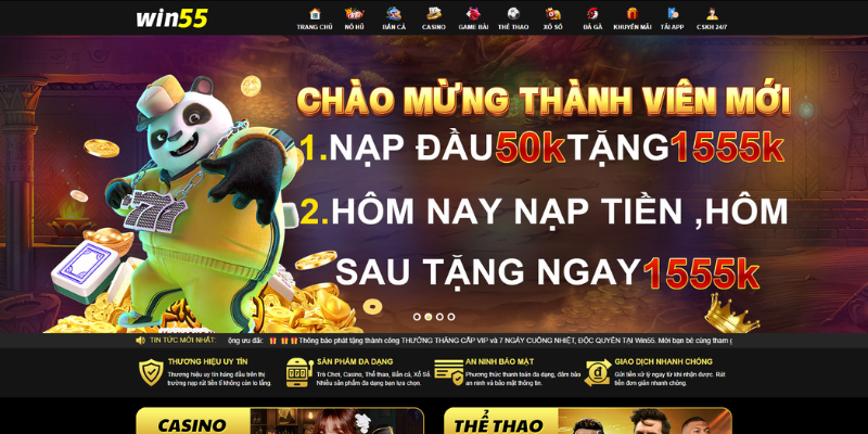 Giới thiệu WIN55 - Sân Chơi Cá Cược Hàng Đầu Việt Nam